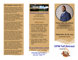DPM fall retreat 2014--2