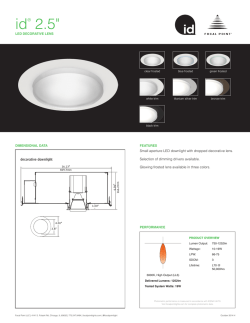 2.5" Decorative Lens