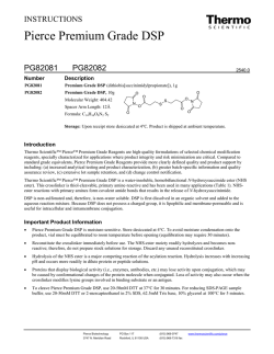 Pierce Premium Grade DSP - Pierce Biotechnology, Inc.