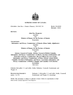 John Doe v. Ontario