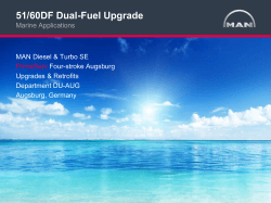 51/60DF Dual-Fuel Upgrade - Capitanerie di porto
