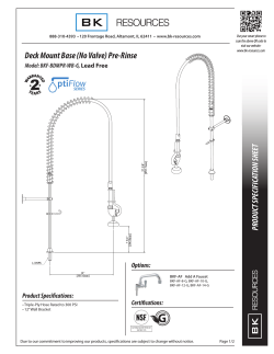 Specsheet - BK Resources