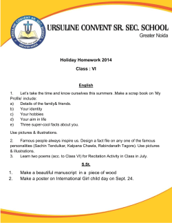to View the File - Ursuline Convent Sr. Sec. School Greater Noida