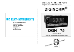 DIGINORM DGN 75 - Klay Instruments