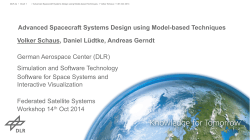 Advanced Spacecraft Systems Design using Model-based