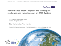Performance based approach to investigate
