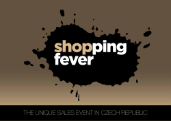 1 the unique sales event in czech republic