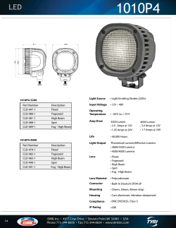 1010P4 LED - DMK USA, Inc.