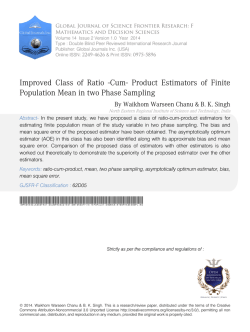 Improved Class of Ratio -Cum- Product Estimators