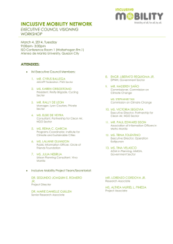 2_IM Network Executive Council Meeting and