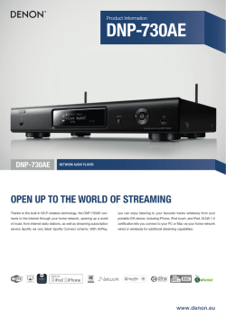 DNP-730AE - Audiogamma
