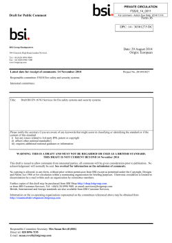 BS EN 16763 DPC - Association of Security Consultants