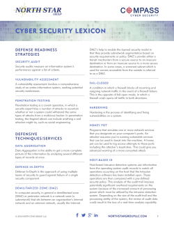 Cyber SeCurity LexiCon