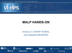 MAQAO hands-on exercises - VI-HPS