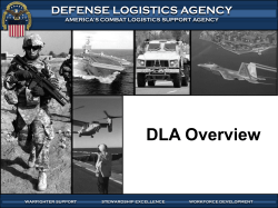 DLA AVIATION Overview - The Crater Procurement Assistance Center