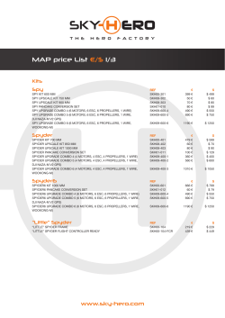 MAP price List €/$ 1/3 - Sky-Hero