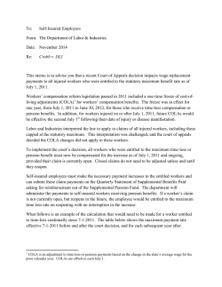 Implementing The Recent Court Of Appeals Decision In Crabb v. DLI
