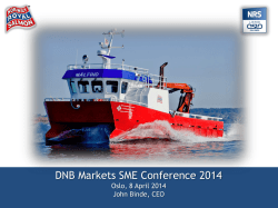 DNB Markets SME Conference 2014
