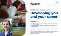 Developing you and your career - Health Education East Midlands