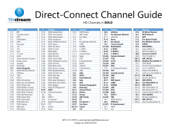 Direct-Connect Channel Guide