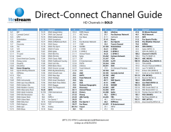Direct-Connect Channel Guide