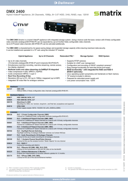 DMX 2400 - Dallmeier