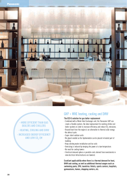 GHP + WHE heating, cooling and DHW