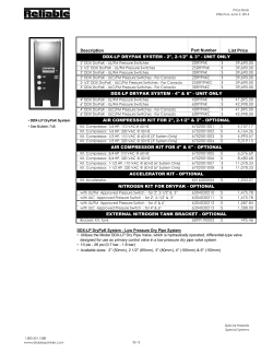 Description Part Number List Price DDX-LP DRYPAK SYSTEM