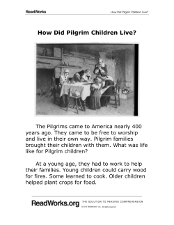 How Did Pilgrim Children Live?