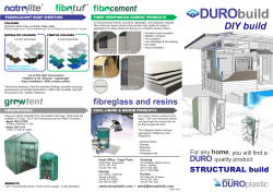 Durobuild DIY brochure