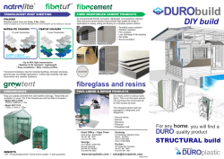 Durobuild DIY brochure