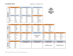 Download CYO Roster - Cork Youth Orchestra