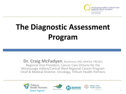 The Diagnostic Assessment Program