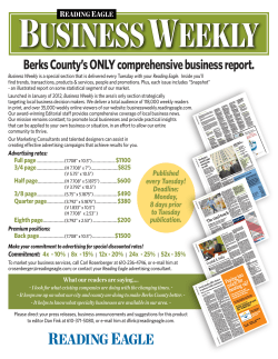 Business Weekly information sheet