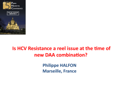Is HCV Resistance a reel issue at the tme of new DAA