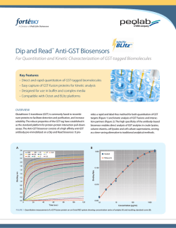 Dip and read&trade; Anti-GST Biosensors