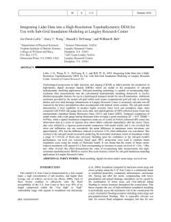 Integrating Lidar Data into a High