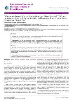 International Journal of Physical Medicine
