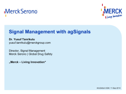 Signal Management with agSignals