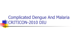 Complicated Dengue And Malaria