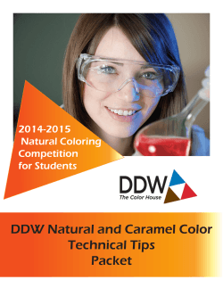 DDW Natural and Caramel Color Technical Tips Packet