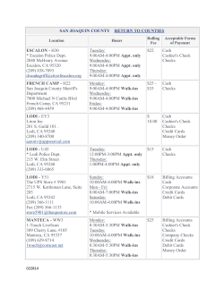 List of Livescan Agencies