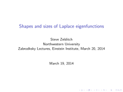 Shapes and sizes of Laplace eigenfunctions