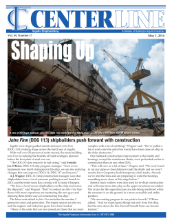 John Finn (DDG 113) shipbuilders push forward with construction