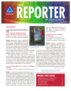 Issue 3, July-September 2014 - Society for Imaging Science and