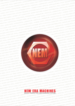 NEM Brochure - New Era machine