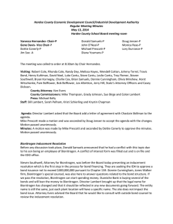 May 2014 minutes - Hardee County Economic Development Council