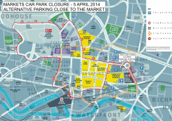 Map of car parks in Leeds city centre