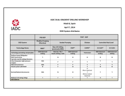 IADC C DUAL GRAD M A DGD S DIENT DRILLIN Madrid, Spain