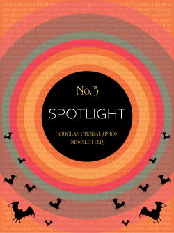 Spotlight 3 - Douglas Choral Union